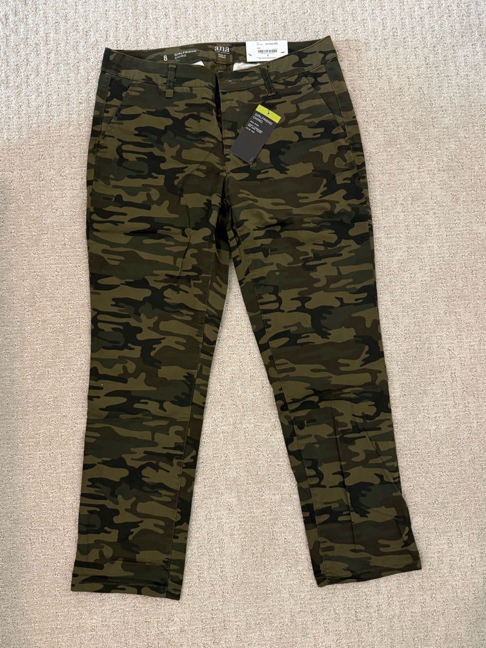 a.n.a Camo Women’s Chino Cargo Pants